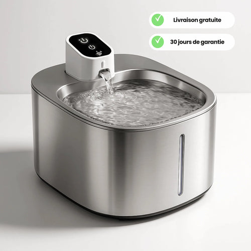 Fontaine à Eau Sans Fil en Inox